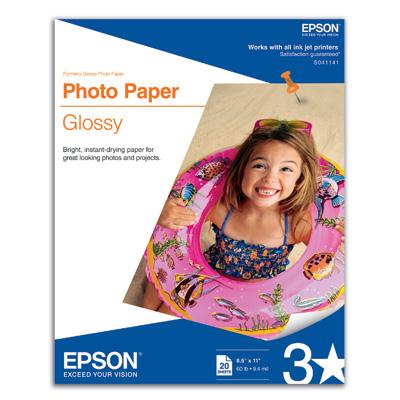 Epson America Inc Paper Photo 8.5x11 20sh Epson