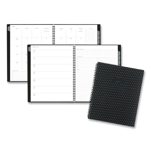 Elevation Academic Weekly-monthly Planner, 11 X 8.5, Black, 2021-2022