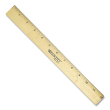 Load image into Gallery viewer, Wood Ruler With Single Metal Edge, 12&quot;
