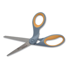 Load image into Gallery viewer, Titanium Bonded Scissors, 8&quot; Long, 3.5&quot; Cut Length, Gray-yellow Offset Handle
