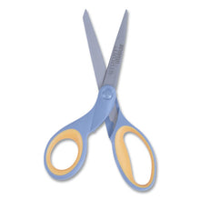 Load image into Gallery viewer, Titanium Bonded Scissors, 8&quot; Long, 3.5&quot; Cut Length, Gray-yellow Straight Handle
