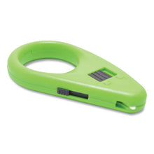 Load image into Gallery viewer, Compact Safety Ceramic Blade Box Cutter, 2.25&quot;, Fixed Blade, Green
