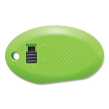 Load image into Gallery viewer, Compact Safety Ceramic Blade Box Cutter, 2.5&quot;, Retractable Blade, Green

