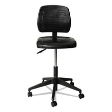 Load image into Gallery viewer, Alera Wl Series Workbench Stool, 25&quot; Seat Height, Supports Up To 250 Lbs., Black Seat-black Back, Black Base
