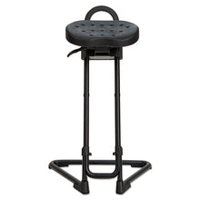 Load image into Gallery viewer, Alera Ss Series Sit-stand Adjustable Stool, Black-black, Black Base
