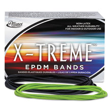 Load image into Gallery viewer, X-treme Rubber Bands, Size 117b, 0.08&quot; Gauge, Lime Green, 1 Lb Box, 200-box
