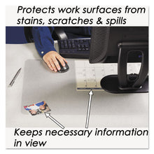 Load image into Gallery viewer, Krystalview Desk Pad With Antimicrobial Protection, 36 X 20, Clear
