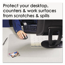 Load image into Gallery viewer, Krystalview Desk Pad With Antimicrobial Protection, 36 X 20, Matte Finish, Clear
