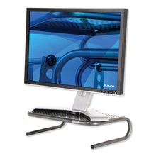 Load image into Gallery viewer, Metal Art Jr. Monitor Stand, 14.75&quot; X 11&quot; X 4.25&quot;, Black, Supports 40 Lbs
