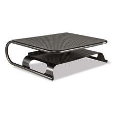 Load image into Gallery viewer, Metal Art Printer And Monitor Stand Plus, 18&quot; X 13.5&quot; X 6&quot;, Black, Supports 50 Lbs
