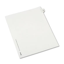 Load image into Gallery viewer, Preprinted Legal Exhibit Side Tab Index Dividers, Avery Style, 10-tab, 74, 11 X 8.5, White, 25-pack, (1074)
