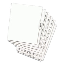 Load image into Gallery viewer, Avery-style Preprinted Legal Side Tab Divider, Exhibit A, Letter, White, 25-pack, (1371)
