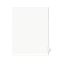 Load image into Gallery viewer, Preprinted Legal Exhibit Side Tab Index Dividers, Avery Style, 26-tab, Y, 11 X 8.5, White, 25-pack, (1425)
