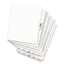 Load image into Gallery viewer, Preprinted Legal Exhibit Side Tab Index Dividers, Avery Style, 10-tab, 4, 11 X 8.5, White, 25-pack
