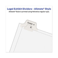 Load image into Gallery viewer, Avery-style Preprinted Legal Bottom Tab Divider, Exhibit B, Letter, White, 25-pk
