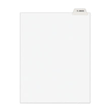 Load image into Gallery viewer, Avery-style Preprinted Legal Bottom Tab Divider, Exhibit K, Letter, White, 25-pk
