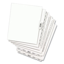 Load image into Gallery viewer, Avery-style Preprinted Legal Bottom Tab Divider, Exhibit K, Letter, White, 25-pk
