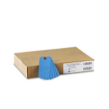 Load image into Gallery viewer, Unstrung Shipping Tags, 11.5 Pt. Stock, 4.75 X 2.38, Blue, 1,000-box
