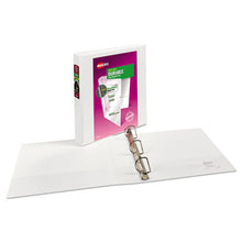 Load image into Gallery viewer, Durable View Binder With Durahinge And Slant Rings, 3 Rings, 1.5&quot; Capacity, 11 X 8.5, White
