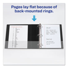Load image into Gallery viewer, Durable View Binder With Durahinge And Slant Rings, 3 Rings, 2&quot; Capacity, 11 X 8.5, Black
