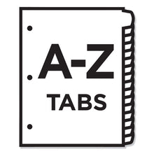 Load image into Gallery viewer, Heavy-duty Preprinted Plastic Tab Dividers, 26-tab, A To Z, 11 X 9, Yellow, 1 Set
