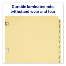 Load image into Gallery viewer, Preprinted Laminated Tab Dividers W-copper Reinforced Holes, 25-tab, Letter
