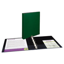 Load image into Gallery viewer, Durable Non-view Binder With Durahinge And Slant Rings, 3 Rings, 1&quot; Capacity, 11 X 8.5, Green
