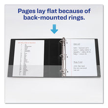 Load image into Gallery viewer, Durable Non-view Binder With Durahinge And Slant Rings, 3 Rings, 2&quot; Capacity, 11 X 8.5, Black
