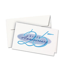 Load image into Gallery viewer, Textured Half-fold Greeting Cards, Inkjet, 5 1-2 X 8.5, Wht, 30-bx W-envelopes
