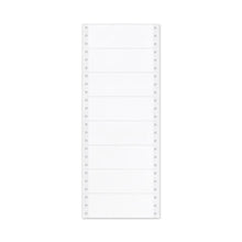 Load image into Gallery viewer, Dot Matrix Printer Mailing Labels, Pin-fed Printers, 1.44 X 4, White, 5,000-box
