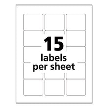 Load image into Gallery viewer, Printable Color Labels With Sure Feed And Easy Peel, 2 X 2.63, Assorted Colors, 15-sheet, 10 Sheets-pack
