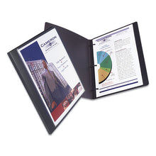 Load image into Gallery viewer, Lay Flat View Report Cover With Flexible Fastener, Letter, 1-2&quot; Cap, Clear-gray

