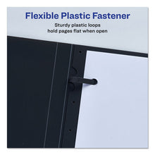 Load image into Gallery viewer, Lay Flat View Report Cover With Flexible Fastener, Letter, 1-2&quot; Cap, Clear-gray
