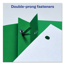 Load image into Gallery viewer, Two-pocket Folder, Prong Fastener, Letter, 1-2&quot; Capacity, Green, 25-box
