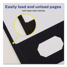 Load image into Gallery viewer, Two-pocket Folder, 40-sheet Capacity, Black, 25-box
