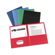 Load image into Gallery viewer, Two-pocket Folder, 40-sheet Capacity, Assorted Colors, 25-box
