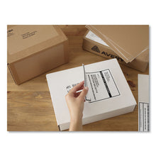 Load image into Gallery viewer, Shipping Labels W- Trueblock Technology, Laser Printers, 5.5 X 8.5, White, 2-sheet, 100 Sheets-box
