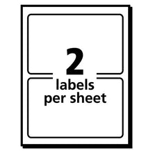 Load image into Gallery viewer, Printable Adhesive Name Badges, 3.38 X 2.33, White, 100-pack
