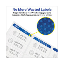 Load image into Gallery viewer, Permanent Laser Print-to-the-edge Id Labels W-surefeed, 2 1-2&quot;dia, White, 300-pk
