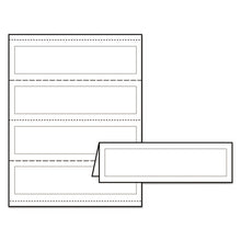 Load image into Gallery viewer, Medium Embossed Tent Cards, White, 2 1-2 X 8.5, 2 Cards-sheet, 100-box
