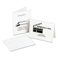 Load image into Gallery viewer, Note Cards, Laser Printer, 4 1-4 X 5 1-2, Uncoated White, 60-pack With Envelopes
