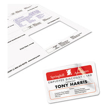 Load image into Gallery viewer, Laminated Laser-inkjet Id Cards, 2 1-4 X 3 1-2, White, 30-box
