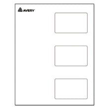 Load image into Gallery viewer, Self-laminating Laser-inkjet Printer Badges, 2 1-4 X 3 1-2, White, 30-box
