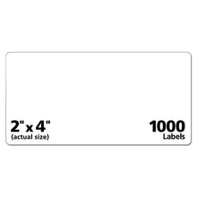 Load image into Gallery viewer, Repositionable Shipping Labels W-sure Feed, Inkjet-laser, 2 X 4, White, 1000-box
