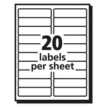 Load image into Gallery viewer, Matte Clear Easy Peel Mailing Labels W- Sure Feed Technology, Laser Printers, 1 X 4, Clear, 20-sheet, 50 Sheets-box
