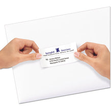 Load image into Gallery viewer, Repositionable Address Labels W-sure Feed, Inkjet-laser, 2 X 4, White, 250-box
