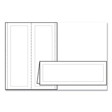 Load image into Gallery viewer, Large Embossed Tent Card, Ivory, 3 1-2 X 11, 1 Card-sheet, 50-box

