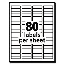 Load image into Gallery viewer, White Address Labels W- Sure Feed Technology For Laser Printers, Laser Printers, 0.5 X 1.75, White, 80-sheet, 250 Sheets-box
