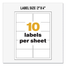 Load image into Gallery viewer, Ultraduty Ghs Chemical Waterproof And Uv Resistant Labels, 2 X 4, White, 10-sheet, 50 Sheets-box
