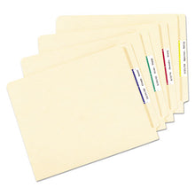 Load image into Gallery viewer, Removable File Folder Labels With Sure Feed Technology, 0.66 X 3.44, White, 30-sheet, 25 Sheets-pack
